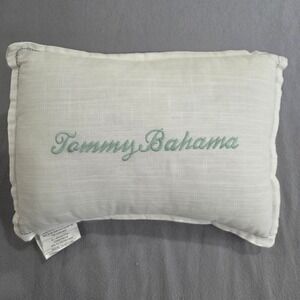 Tommy Bahama Home Embroidered Logo Decorative Throw Pillow Coastal 12x16